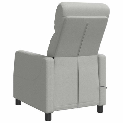 Massage Lænestol Skygrå Stof