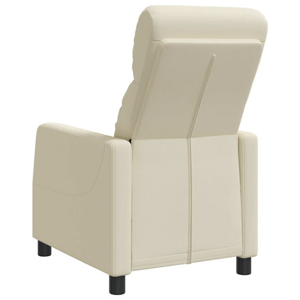 Recliner Cremefarvet Kunstlæder