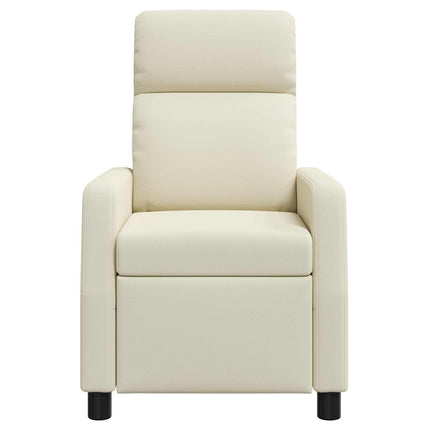 Recliner Cremefarvet Kunstlæder