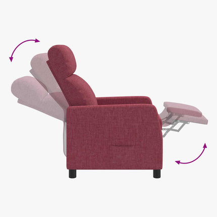 Recliner Vinrød Stof
