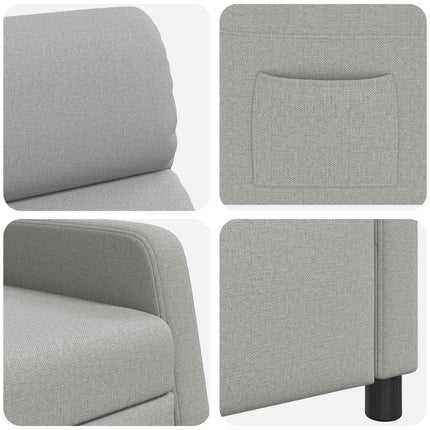 Recliner Skygrå Stof