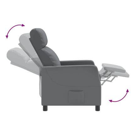 Massage Lænestol Grå Kunstlæder