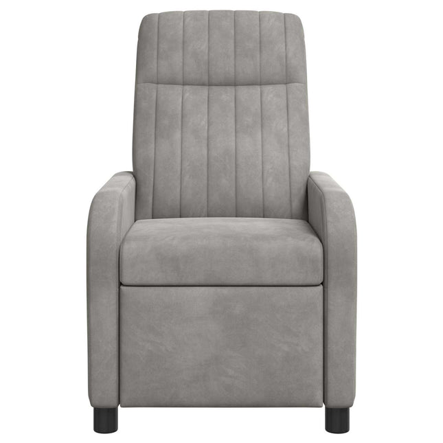 Recliner Lysegrå Velour (V)