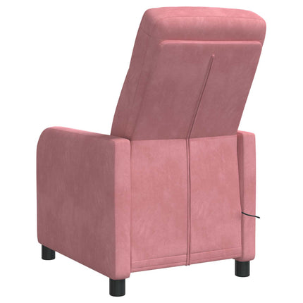 Massage Lænestol Lyserød Velour (V)
