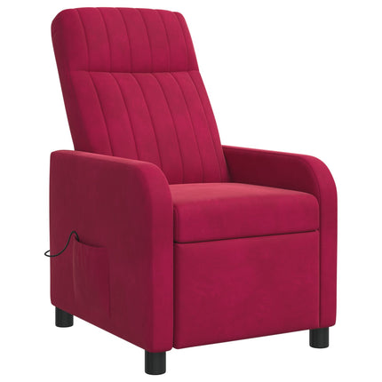 Massage Lænestol Vinrød Velour (V)