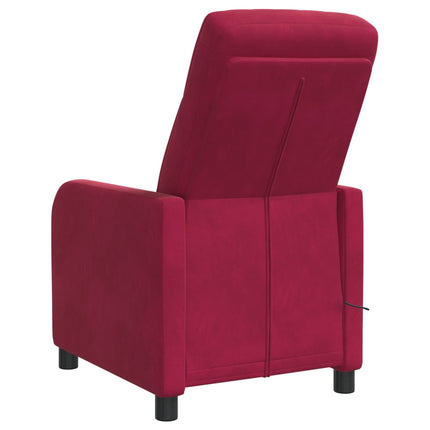 Massage Lænestol Vinrød Velour (V)