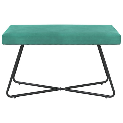 bænk Turkis 80 x 40 x 45 cm Fløjl
