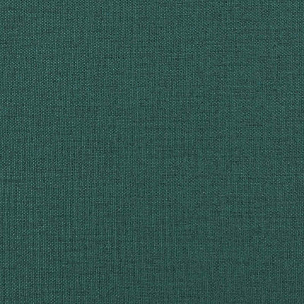 Bænk med knap tufting Mørkegrøn 110 x 40 x 46 cm Stof