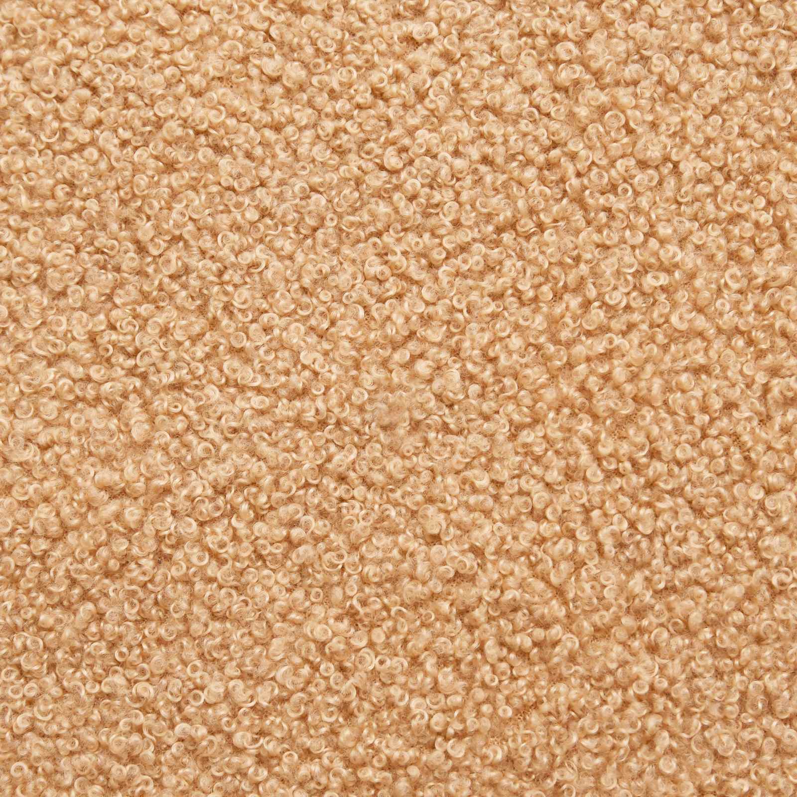 bænk Ensfarvet Beige 80 x 40 x 46 cm Bouclé