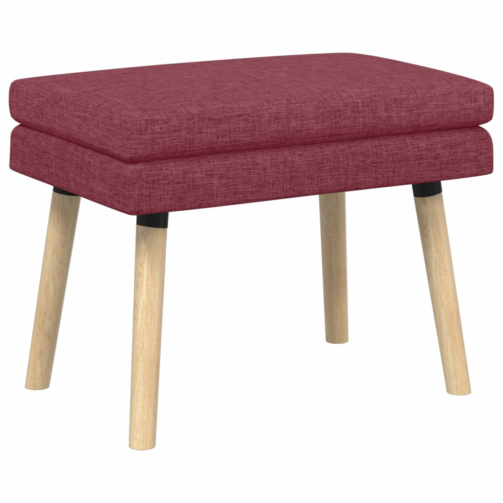 Dobbeltlagret bænk Vinrød 60 x 40 x 46 cm Stof