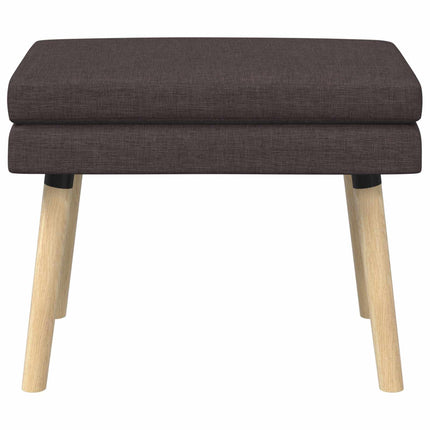 Dobbeltlagret bænk Mørk Brun 60 x 40 x 46 cm Stof
