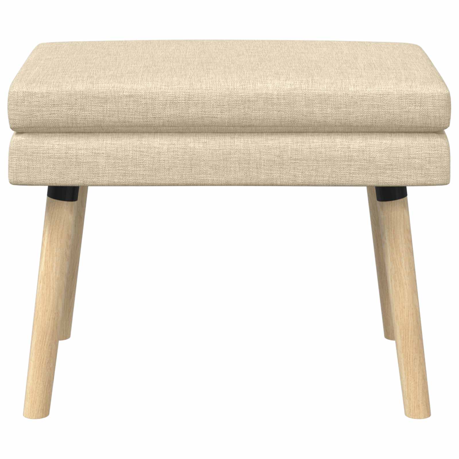 Dobbeltlagret bænk Cremefarvet 60 x 40 x 46 cm Stof