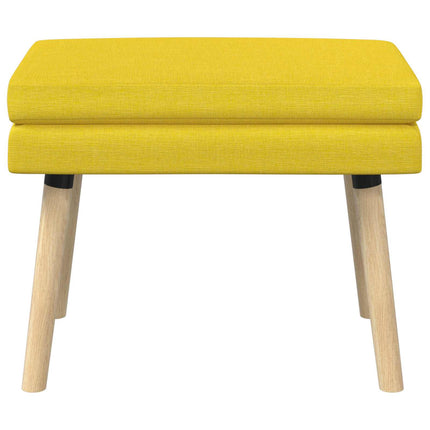 Dobbeltlagret bænk Lys Gul 60 x 40 x 46 cm Stof