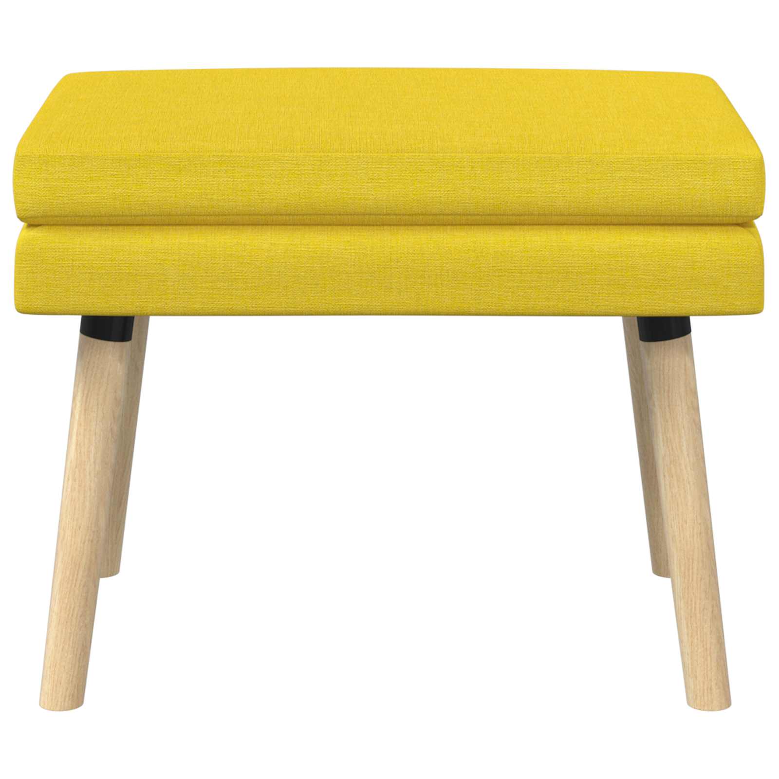 Dobbeltlagret bænk Lys Gul 60 x 40 x 46 cm Stof