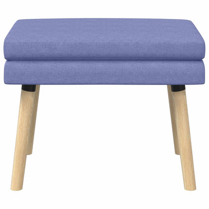 Dobbeltlagret bænk Jeans blå 60 x 40 x 46 cm Stof