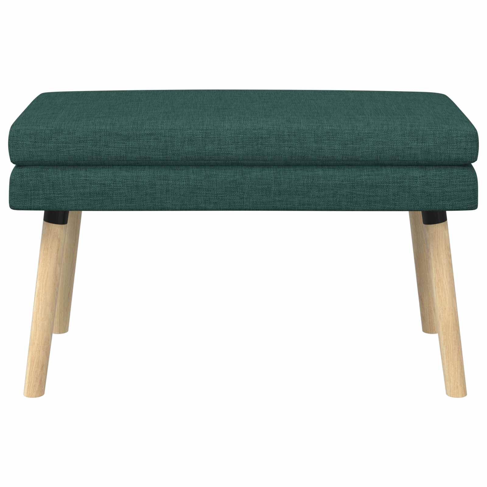 Dobbeltlagret bænk Mørkegrøn 80 x 40 x 47 cm Stof