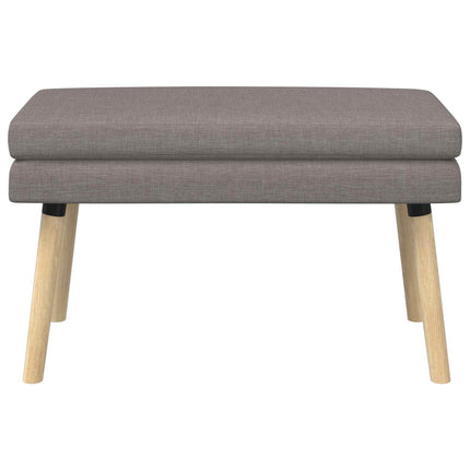 Dobbeltlagret bænk Gråbrun 80 x 40 x 47 cm Stof