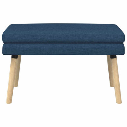 Dobbeltlagret bænk Blå 80 x 40 x 47 cm Stof