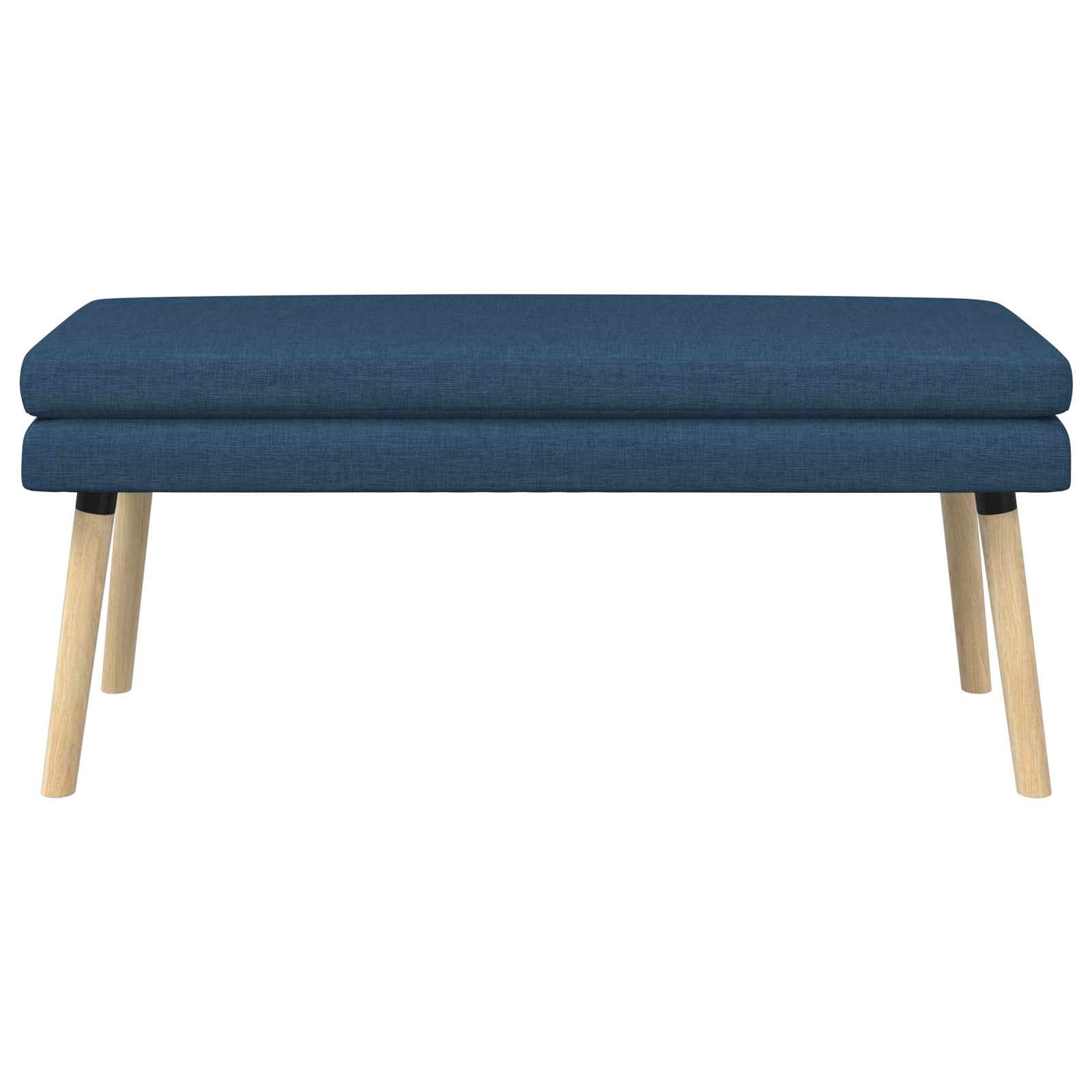 Dobbeltlagret bænk Blå 110 x 40 x 47 cm Stof
