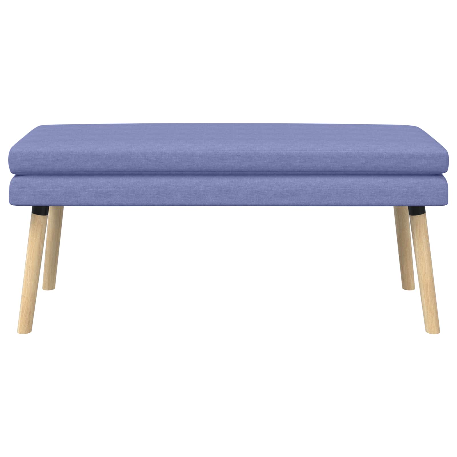 Dobbeltlagret bænk Jeans blå 110 x 40 x 47 cm Stof