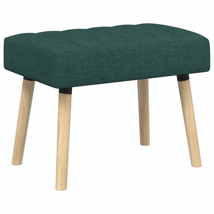 Kanalpuddet Bænk Mørkegrøn 60 x 40 x 45 cm Stof