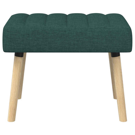 Kanalpuddet Bænk Mørkegrøn 60 x 40 x 45 cm Stof