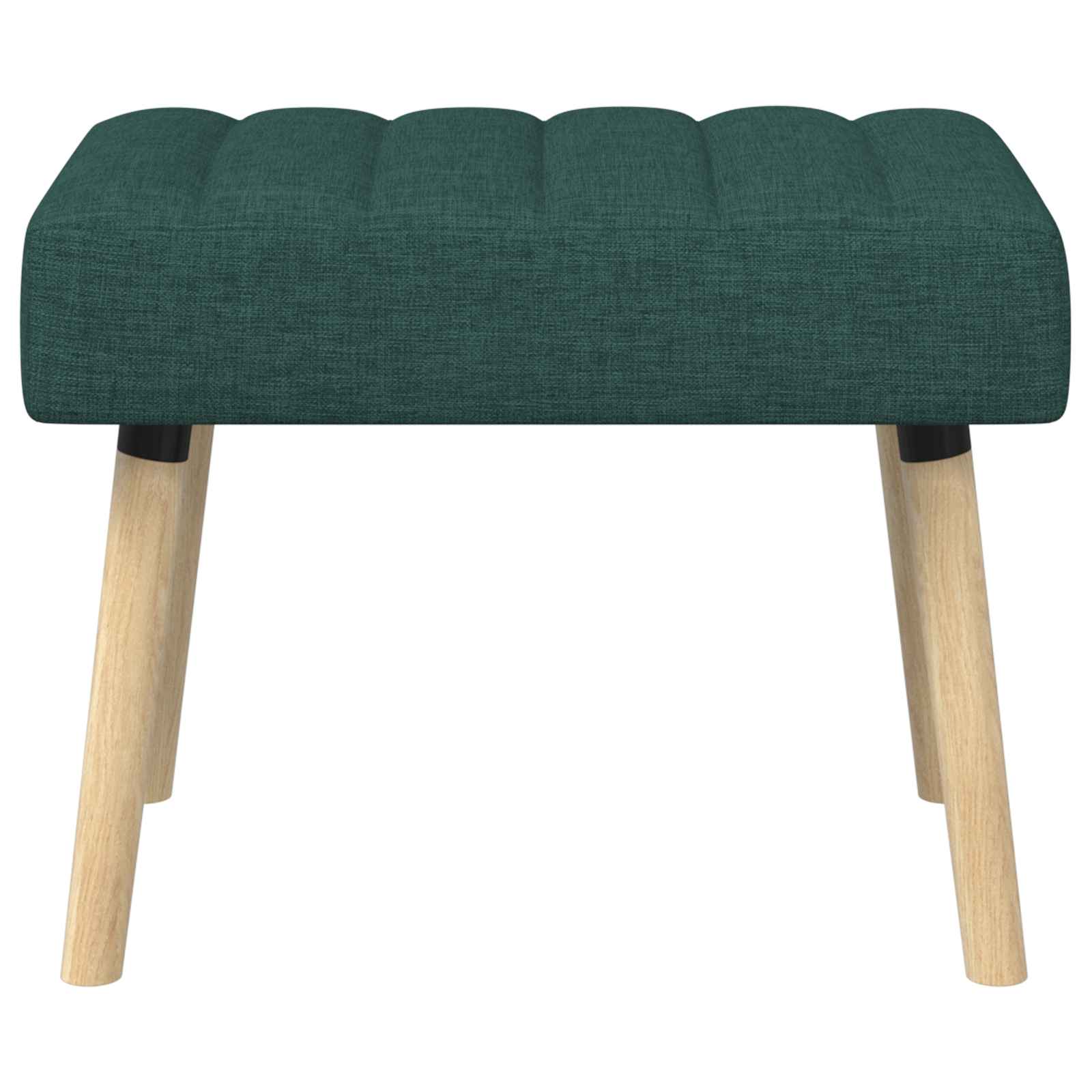 Kanalpuddet Bænk Mørkegrøn 60 x 40 x 45 cm Stof