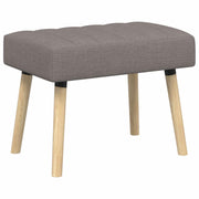 Kanalpuddet Bænk Gråbrun 60 x 40 x 45 cm Stof