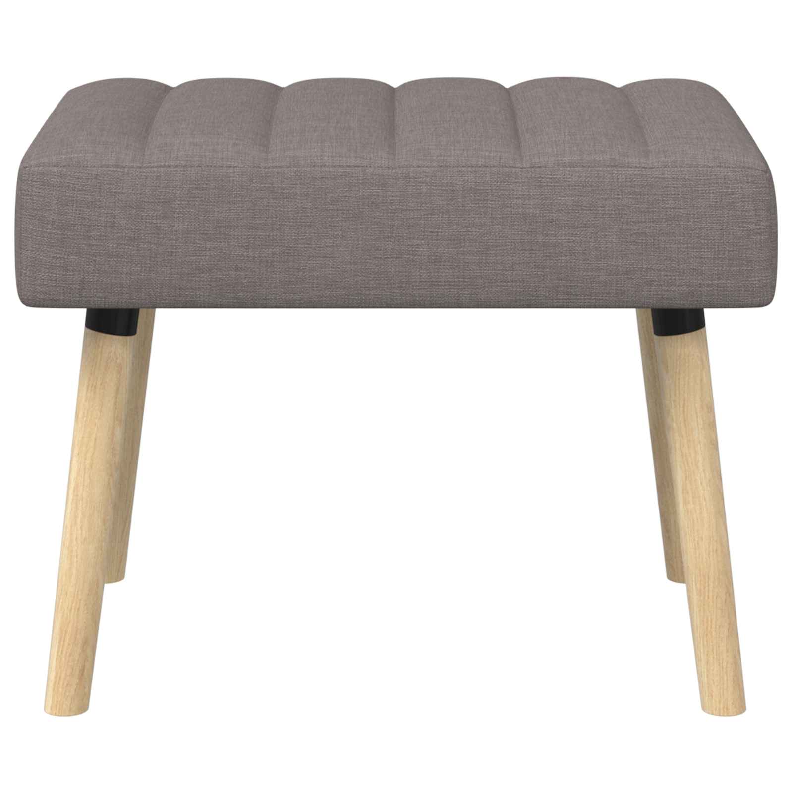 Kanalpuddet Bænk Gråbrun 60 x 40 x 45 cm Stof