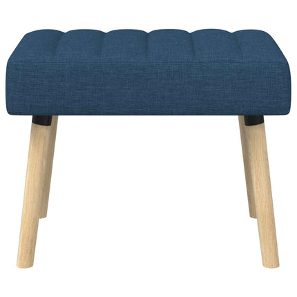 Kanalpuddet Bænk Blå 60 x 40 x 45 cm Stof