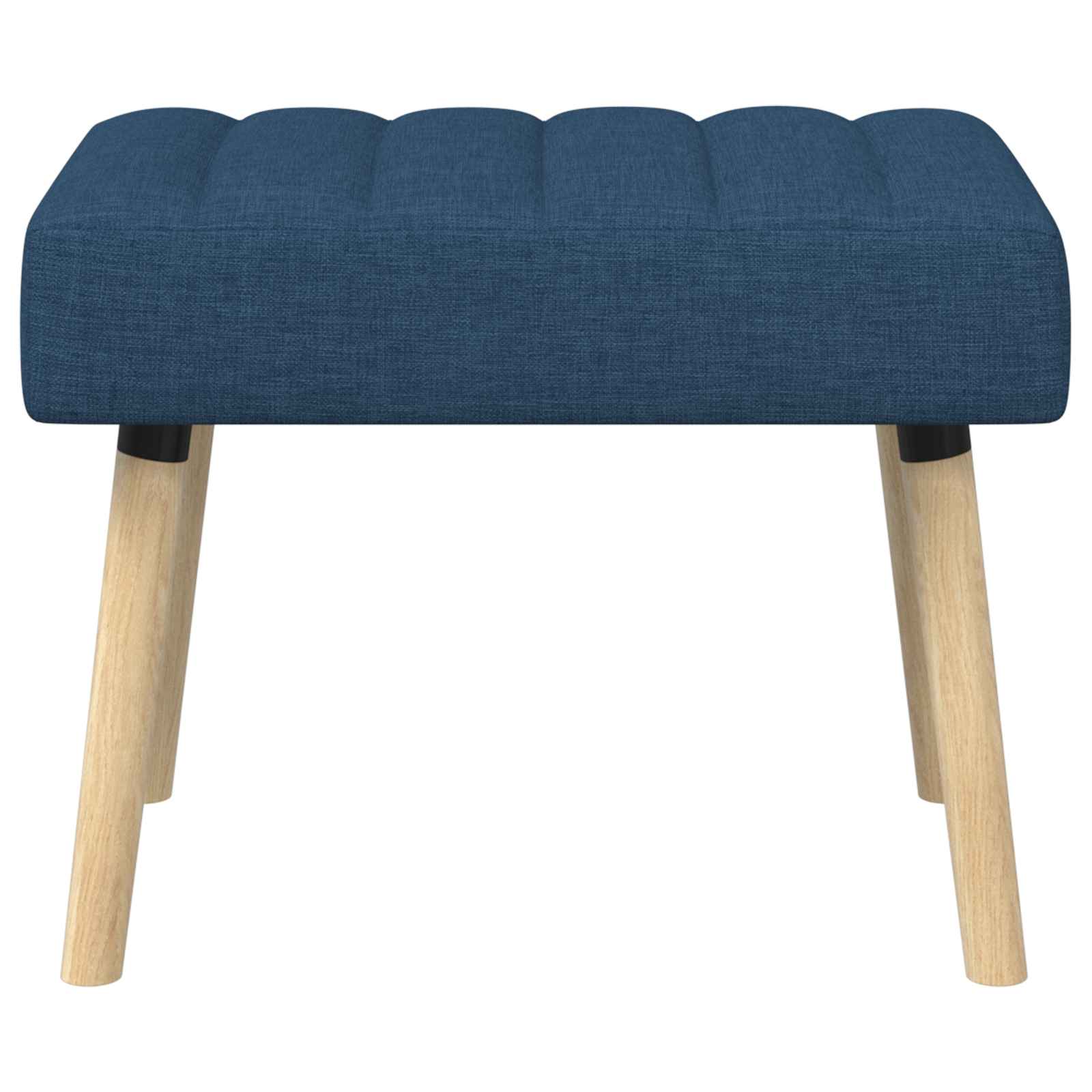 Kanalpuddet Bænk Blå 60 x 40 x 45 cm Stof