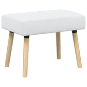 Kanalpuddet Bænk Hvid 60 x 40 x 45 cm Stof