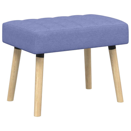 Kanalpuddet Bænk Jeans blå 60 x 40 x 45 cm Stof