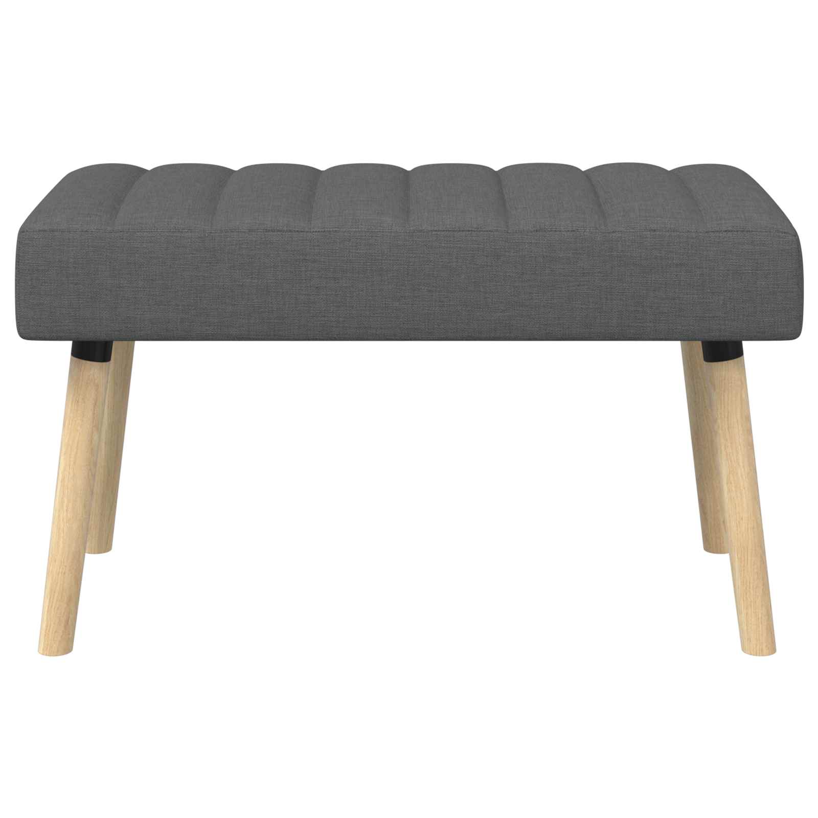 Kanalpuddet Bænk Mørkegrå 80 x 40 x 46 cm Stof