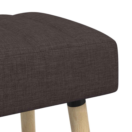 Kanalpuddet Bænk Mørk Brun 80 x 40 x 46 cm Stof