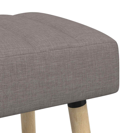 Kanalpuddet Bænk Gråbrun 80 x 40 x 46 cm Stof