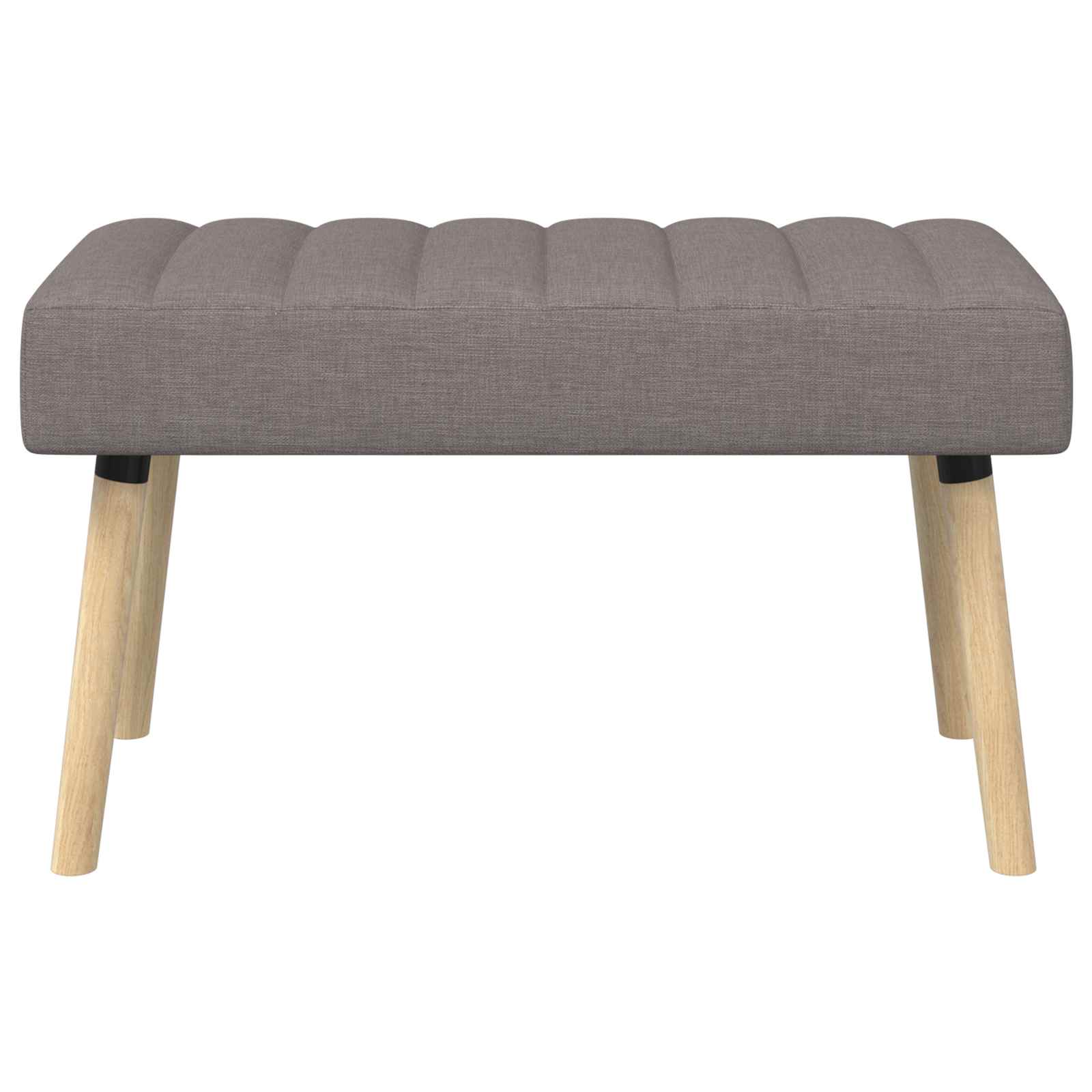 Kanalpuddet Bænk Gråbrun 80 x 40 x 46 cm Stof