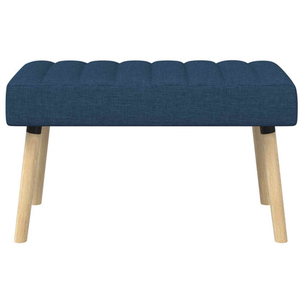 Kanalpuddet Bænk Blå 80 x 40 x 46 cm Stof