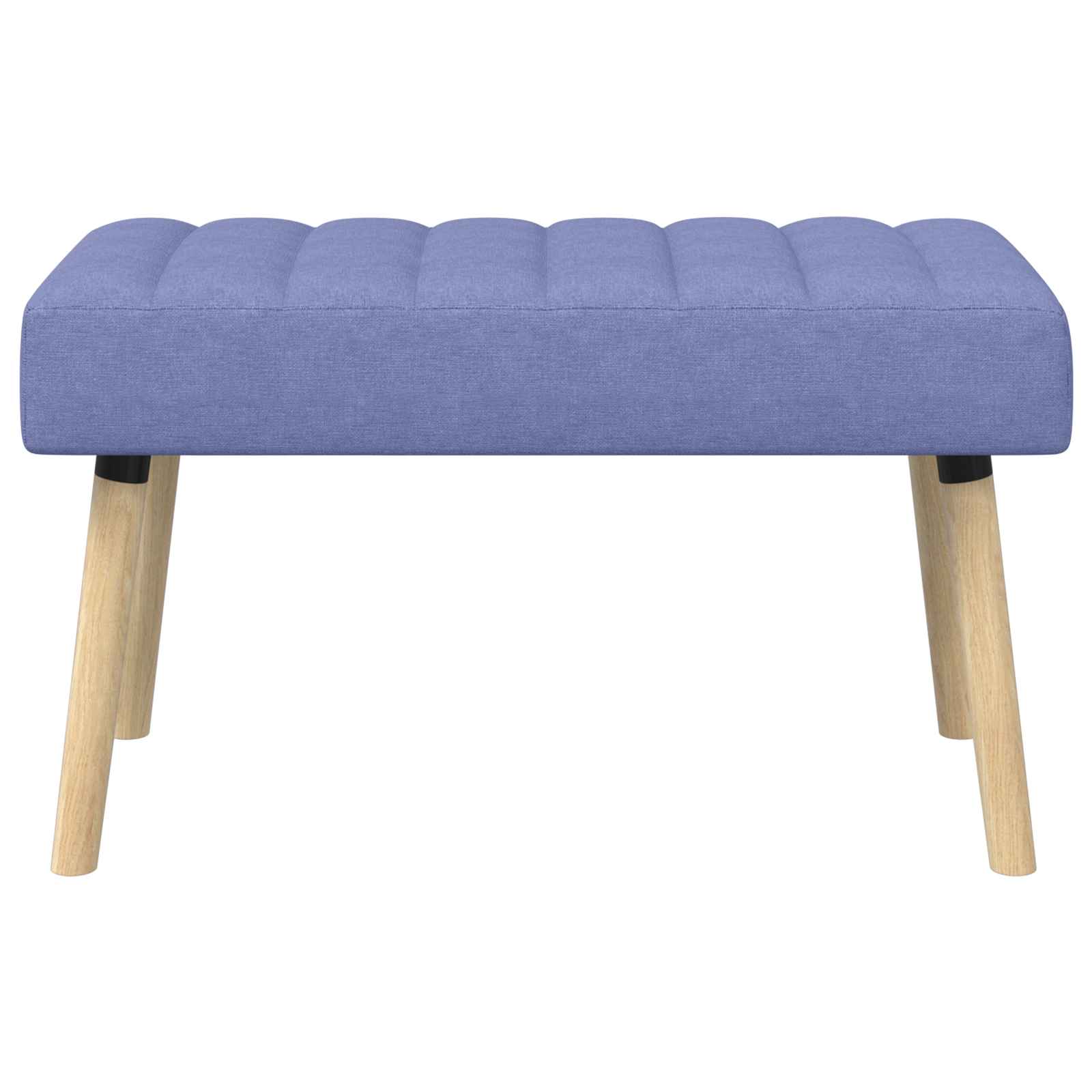 Kanalpuddet Bænk Jeans blå 80 x 40 x 46 cm Stof