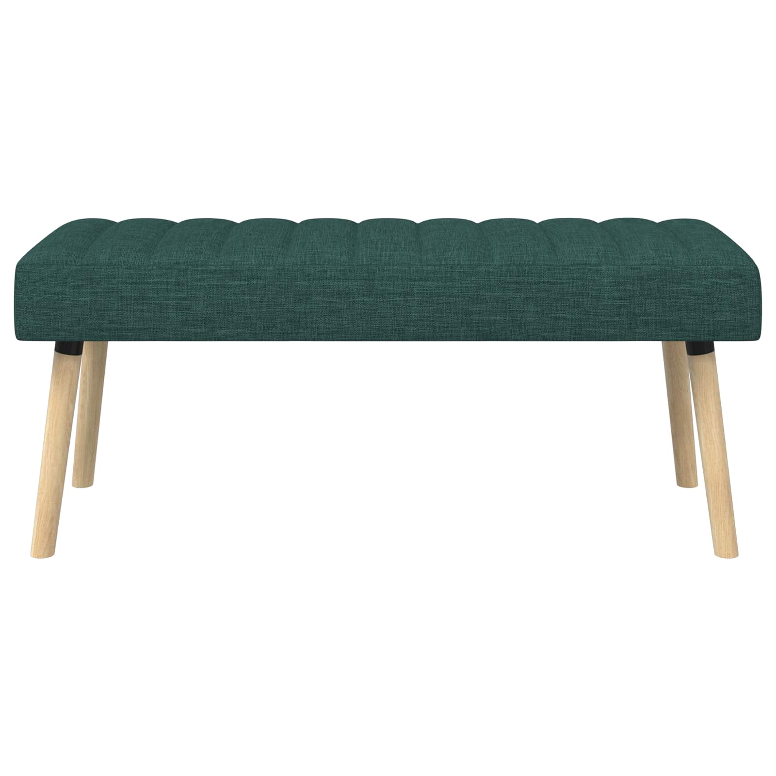 Kanalpuddet Bænk Mørkegrøn 110 x 40 x 46 cm Stof