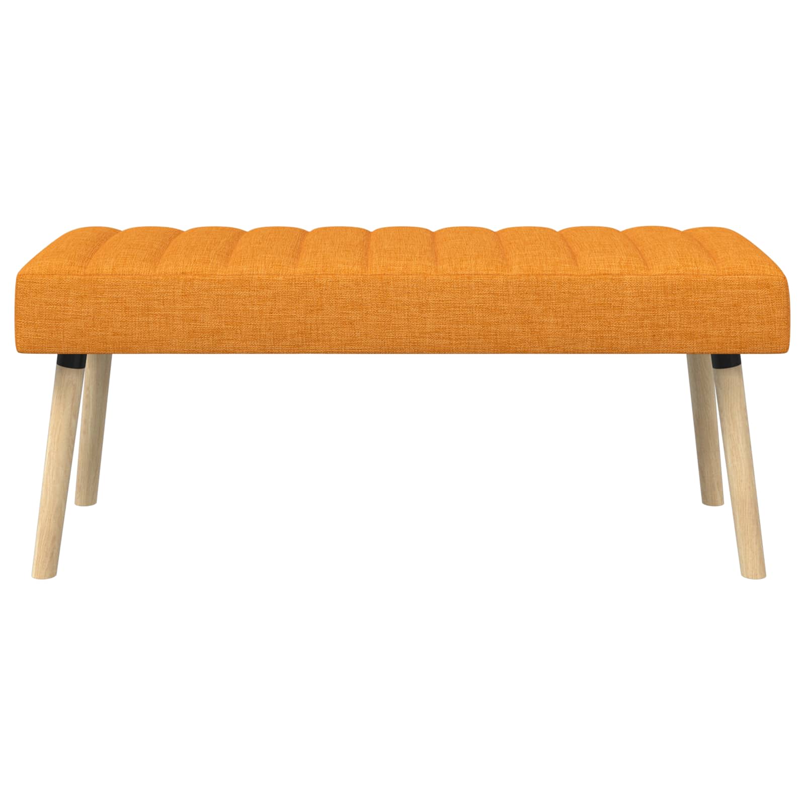 Kanalpuddet Bænk Mørk Gul 110 x 40 x 46 cm Stof