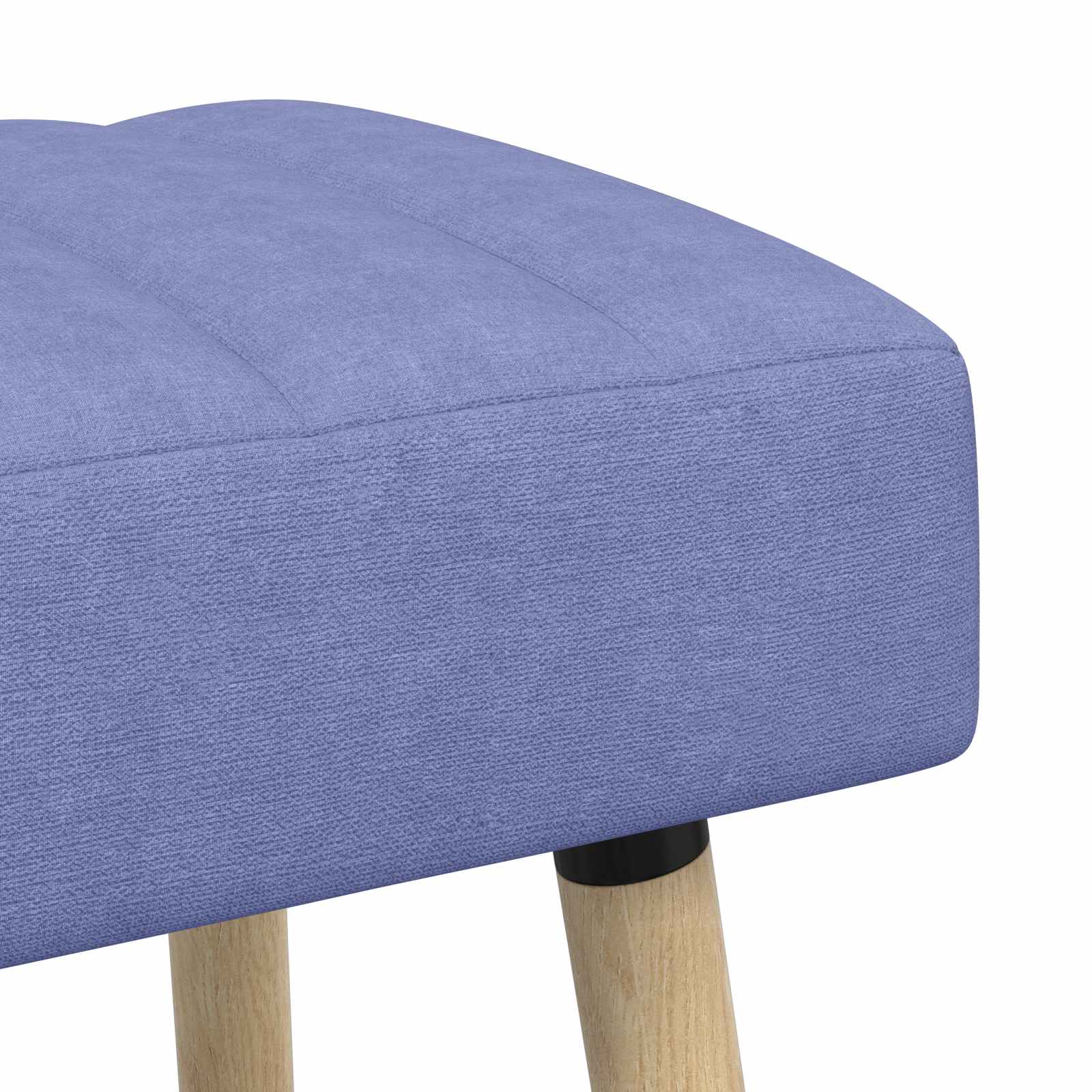 Kanalpuddet Bænk Jeans blå 110 x 40 x 46 cm Stof