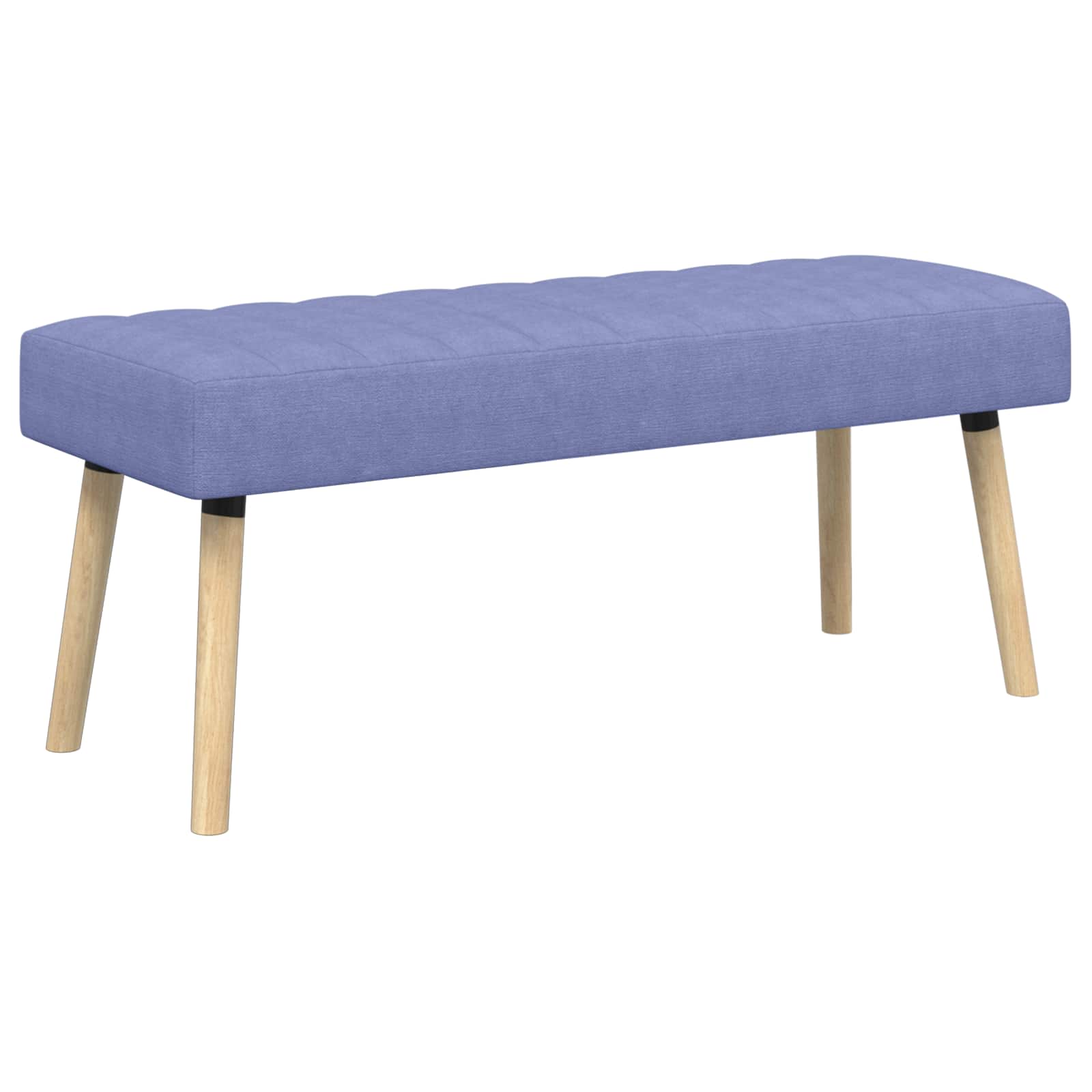 Kanalpuddet Bænk Jeans blå 110 x 40 x 46 cm Stof