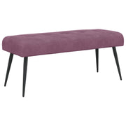 Bænk med knap tufting Lilla 110 x 40 x 46 cm Velour