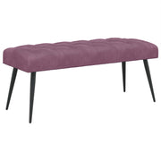 Bænk med knap tufting Lilla 110 x 40 x 46 cm Fløjl