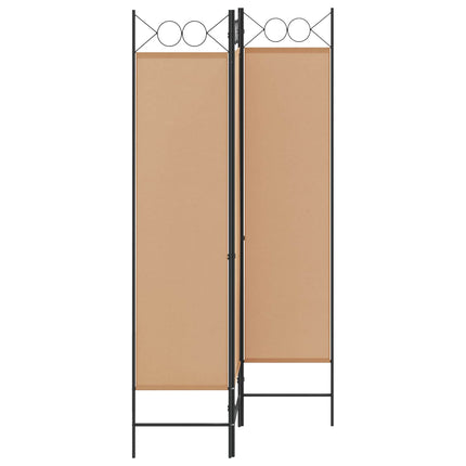 3-panel rumdeler Beige 120 x 180 cm Stof