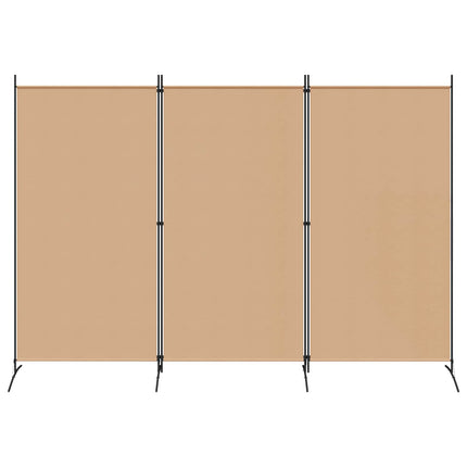 3-panel rumdeler Beige 260 x 180 cm Stof