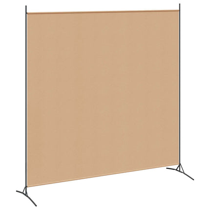 Enkelt Panel Rumbeskyder Beige 175 x 180 cm Stof