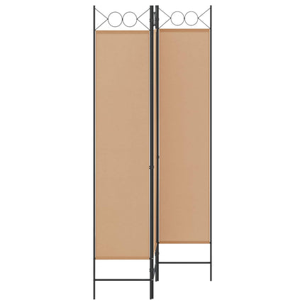 3-panel rumdeler Beige 120 x 200 cm Stof