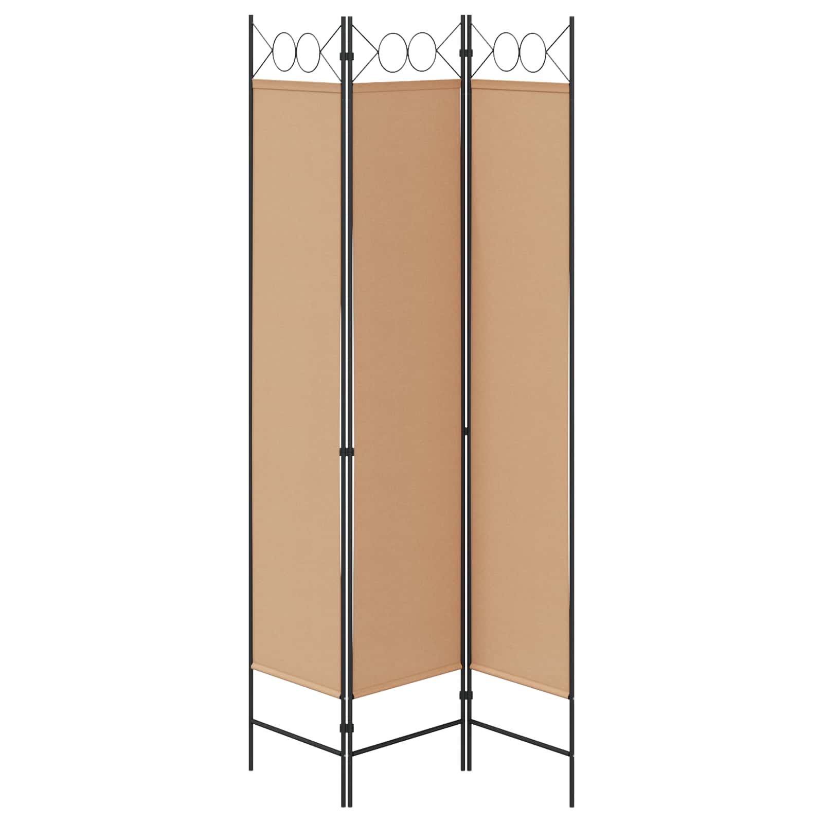 3-panel rumdeler Beige 120 x 200 cm Stof
